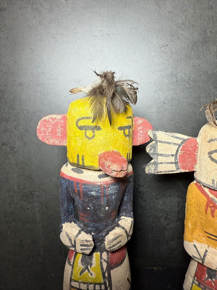 Bonecas no estilo kachina hopi - Madeira - Século XXI #4.3