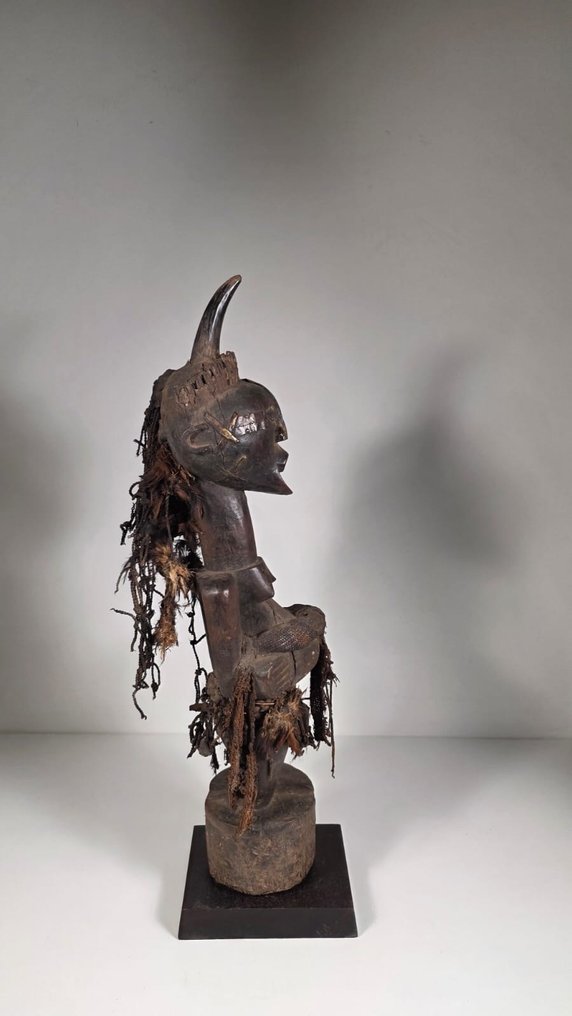 Fétiche en bois, corne - Congo RDC #3.2