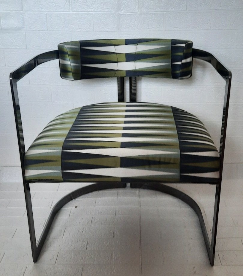 FENDI Casa - 扶手椅子 - 金属, 纺织品 - Exclusive Design Italia #1.0