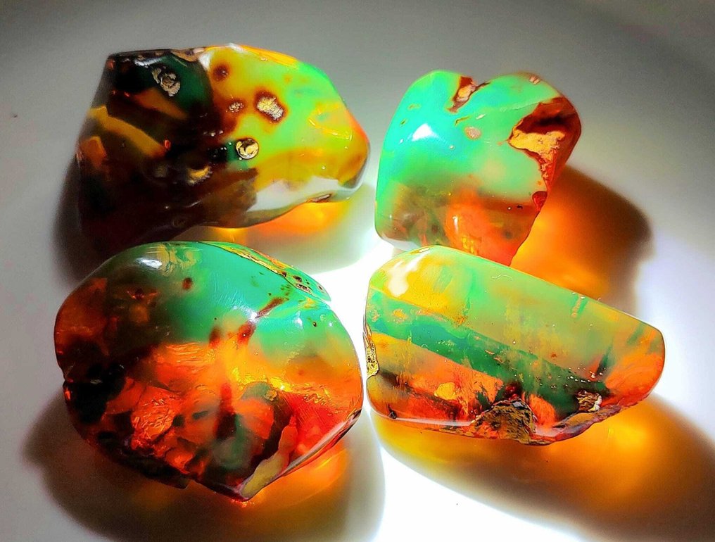 Amber verde dominican!! De înaltă calitate - 385 ct - Chihlimbar #1.0