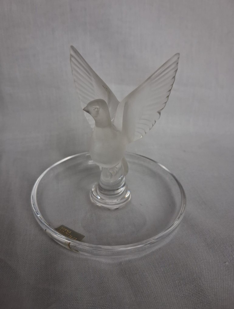Art Deco Birdbath - Crystal - ring holder #1.0