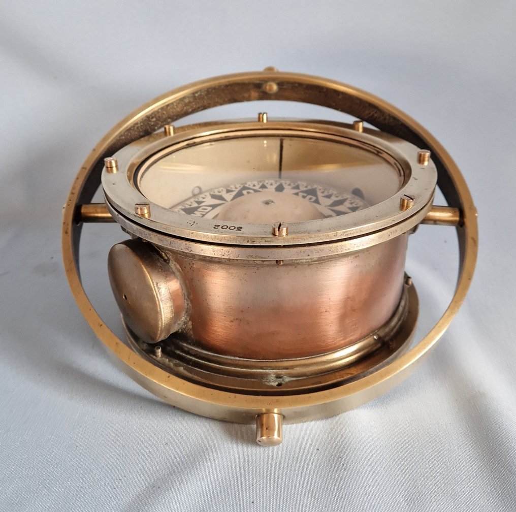 Bussola da nave - Ottone, Vetro - Observator #1.0