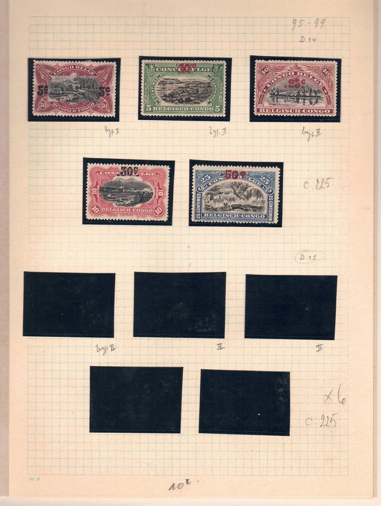 Belgian Congo  - Well-developed collection of specialties. For the specialist. #1.0