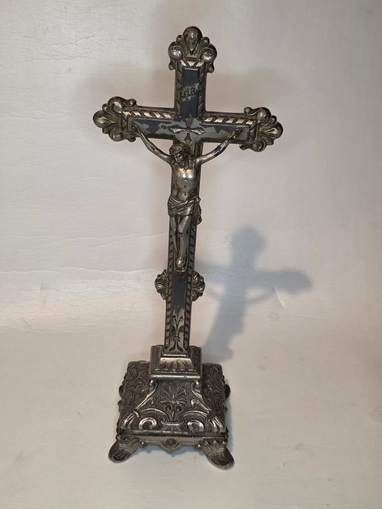 Σταυρός - Επάργυρο - 1940-1950 - 41 εκ #3.2