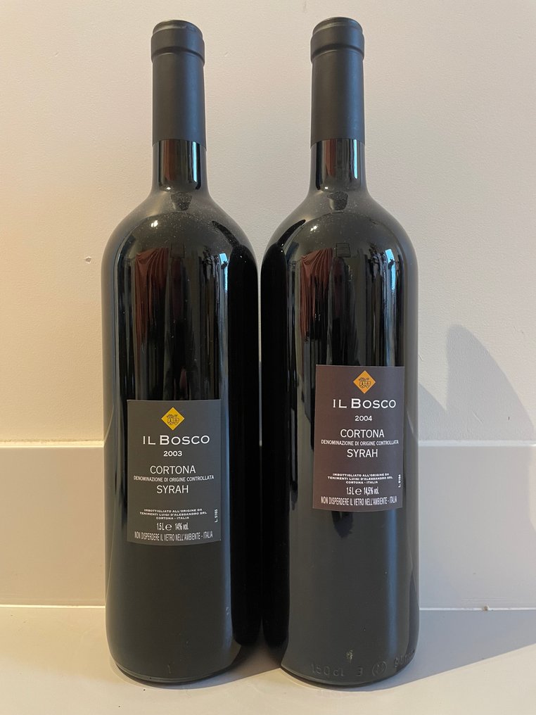 2003 & 2004 Tenimenti Luigi D'Alessandro, Il Bosco - Cortona - 2 Magnum (1,5 L) #1.0