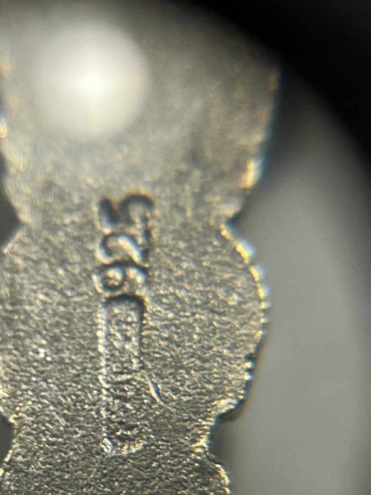 Rosario - Argento, Cristallo - 1970-1980 - Vintage . Microfusione. #3.2