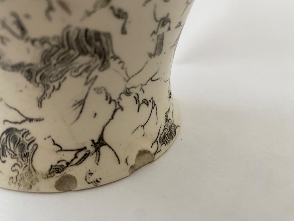 Villeroy & Boch - Βάζο  - Κεραμικό, Creamware, Σμάλτο - Mettlacher χαρακτικό #3.2