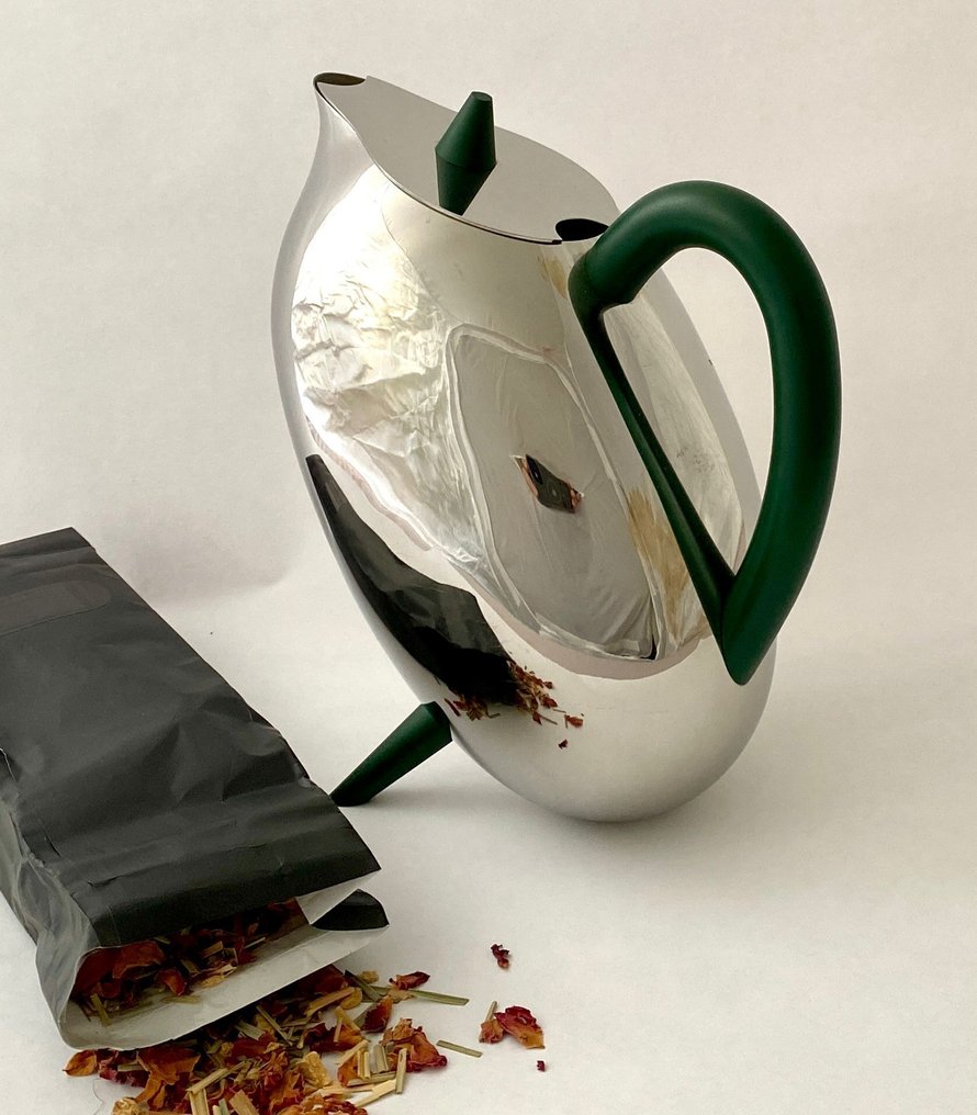 Alessi - Pierangelo Caramia - 茶壺 - 企鹅 - 鋼, 樹脂 - Designklassiker #1.0