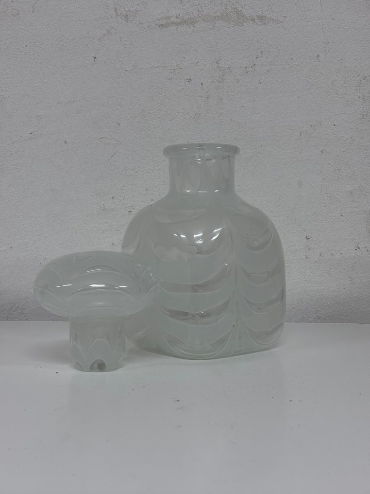 Barovier & Toso - Ercole Barovier - 瓶 - Graffito Diafano - 穆拉諾玻璃 #1.0