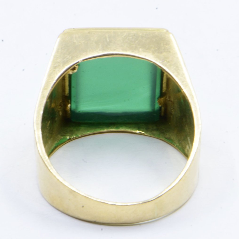 Ring - 18 kt Gelbgold -  5.42ct. tw. Chrysoberyll #2.1
