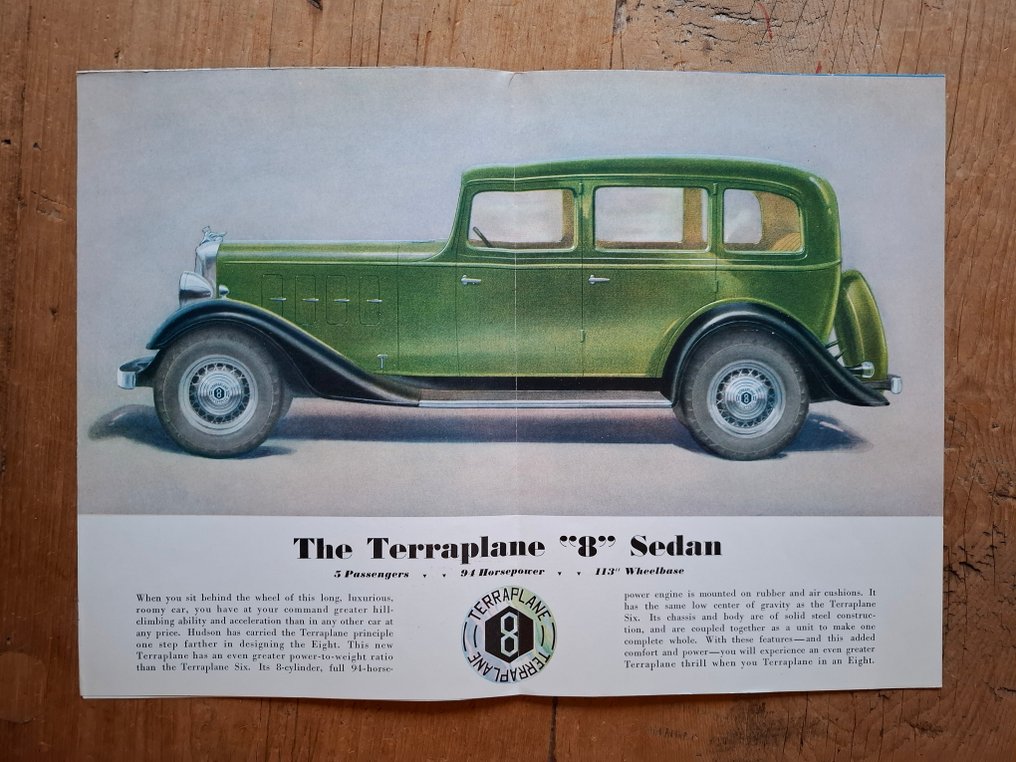 Brochure - Hudson-Essex - Terraplane "8" - 1933 #2.1