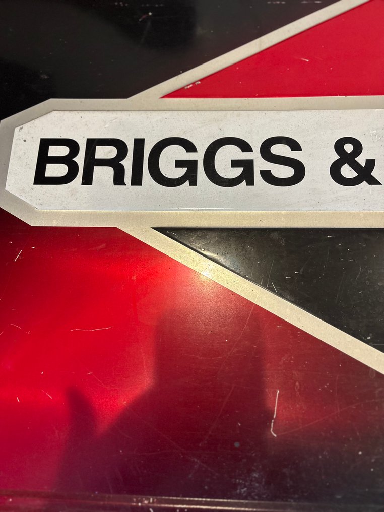 RARO 招牌标志 复古 BRIGGS & STRATTON 正品 官方经销商 60、70、80年代 - Briggs e Stratton - 廣告牌 (4) - 金屬 #1.0