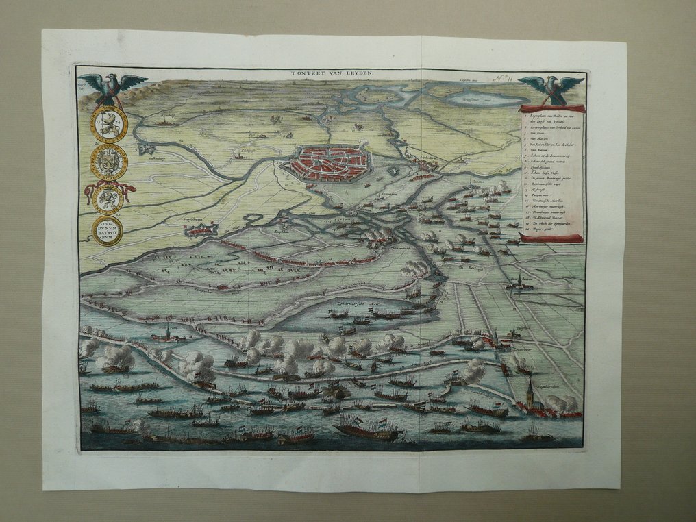 Olanda - Leiden / Zoetermeer / Voorschoten / Leiderdorp / Zoeterwoude; Jan Luyken - 'T Ontzet van Leyden - 1721-1750 #1.0