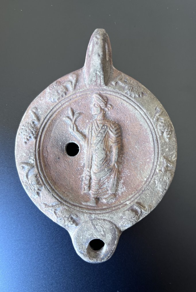 Altrömisch, Kaiserreich Terracotta Öllampe #1.0