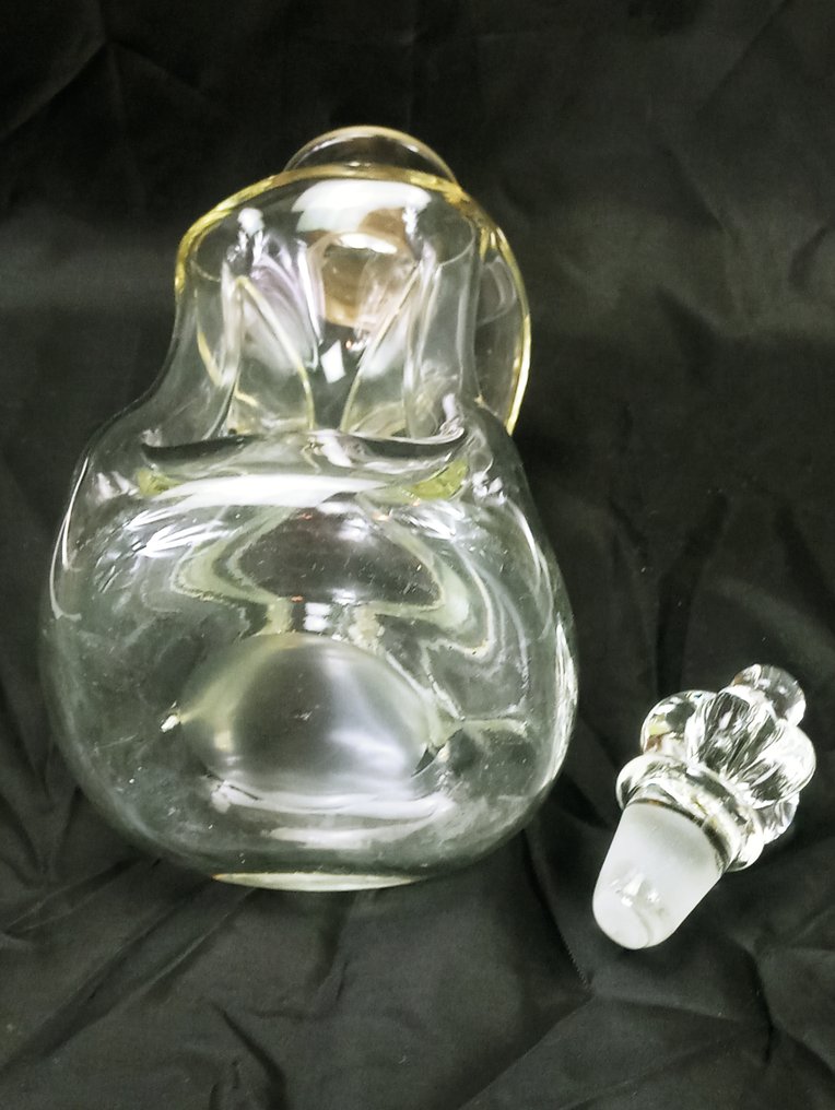 Dekanter - Silber Sterling Glas - Karafka Srebro Dania #4.3