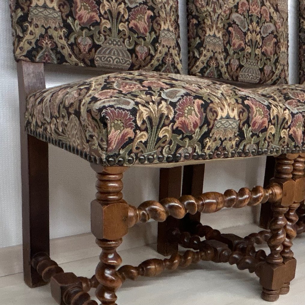 Καρέκλα τραπεζαρίας (2) - Ξύλο - Στυλ Αναγέννηση #2.1