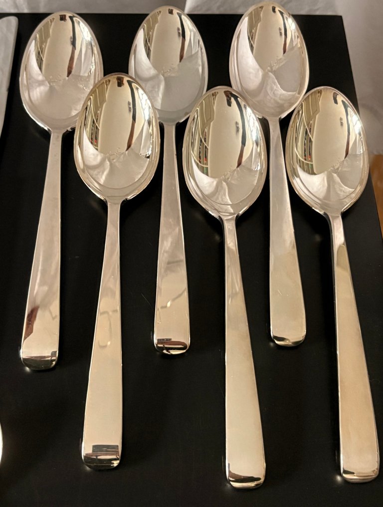 Robbe & Berking, Modell: Alta 150g massivversilbert - Servizio di posate (30) - Argento - Set di posate da menu da 30 pezzi #3.2