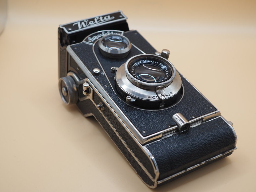 Welta Folding Superfekta +  Meyer Trioplan 3,8/10 cm,  film 120 Medium format camera #1.0