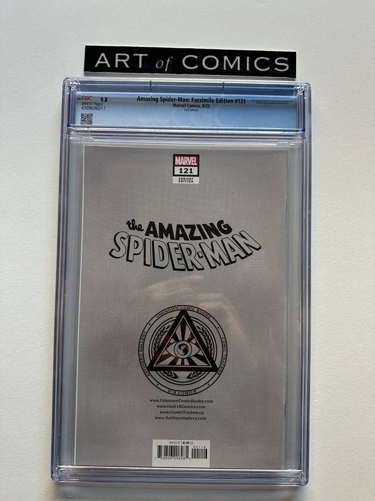 Amazing Spider-Man: Facsimile Edition #121 - Foil Edition - CGC 9.8 - Death Of Gwen Stacy - 1 Graded comic - First edition - 2023 #3.2