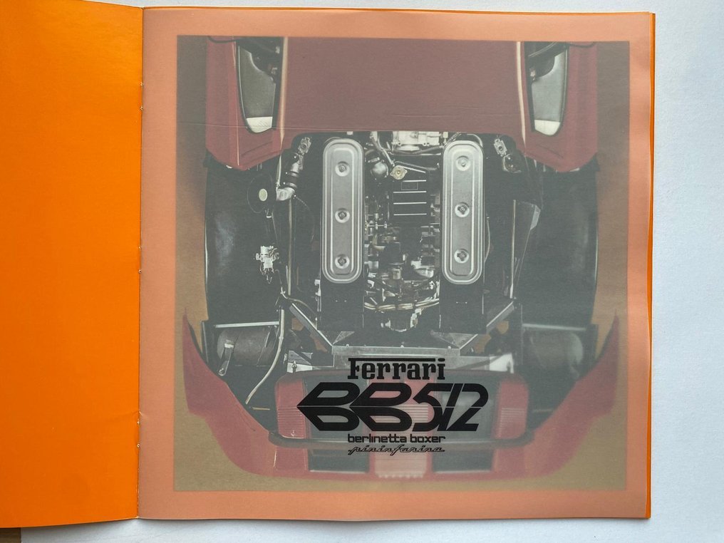 Brochure - Ferrari - BB 512 - 1980 #1.0