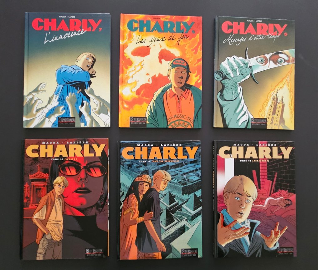 Charly T1 à T12 + poster - 12x C + emboitage - 12 Album - First edition - 1991/2006 #4.3