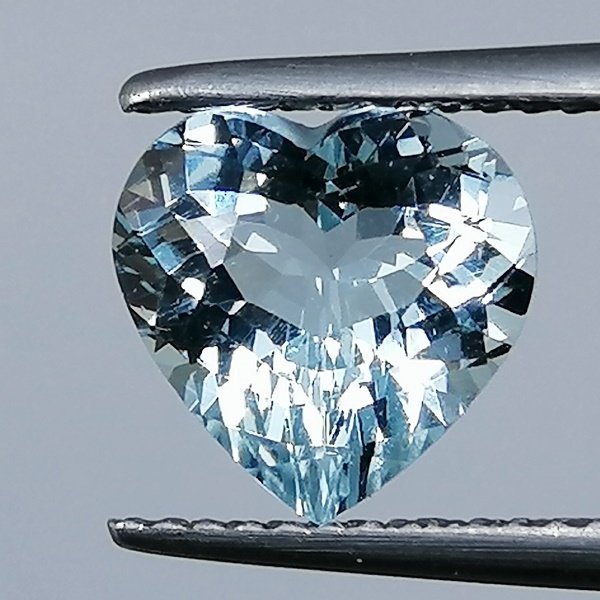 1 pcs  Blå Akvamarin  - 2.21 ct - Instituto Gemólogico Español (IGE) - Uden behandling #4.3