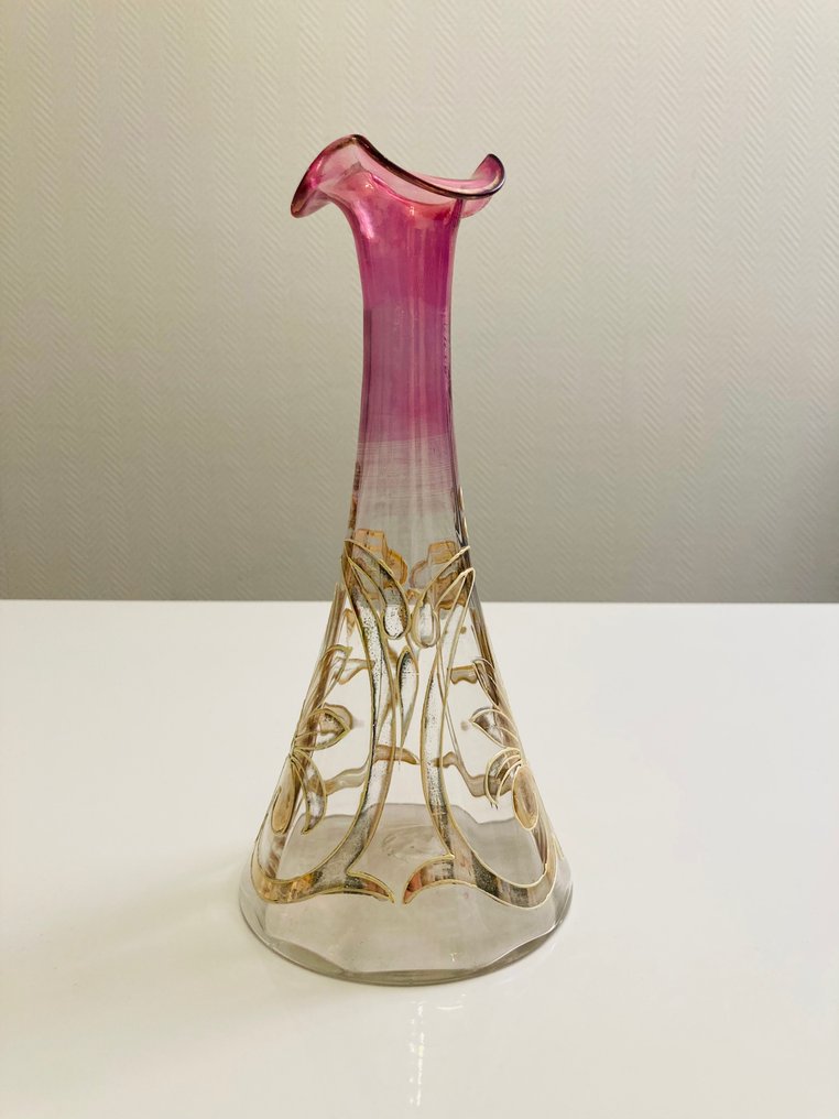 Βάζο  - Γυαλί - Montjoye - LEGRAS(?) #1.0