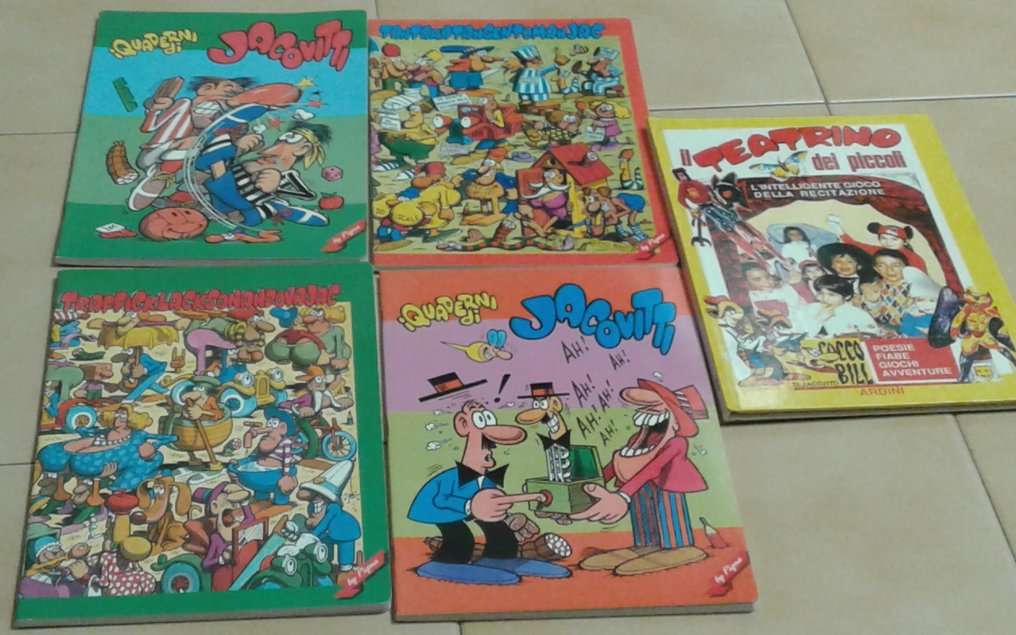 Jacovitti 2x set completi di quaderni + cartonato con Cocco Bill - 9 Comic collection #1.0