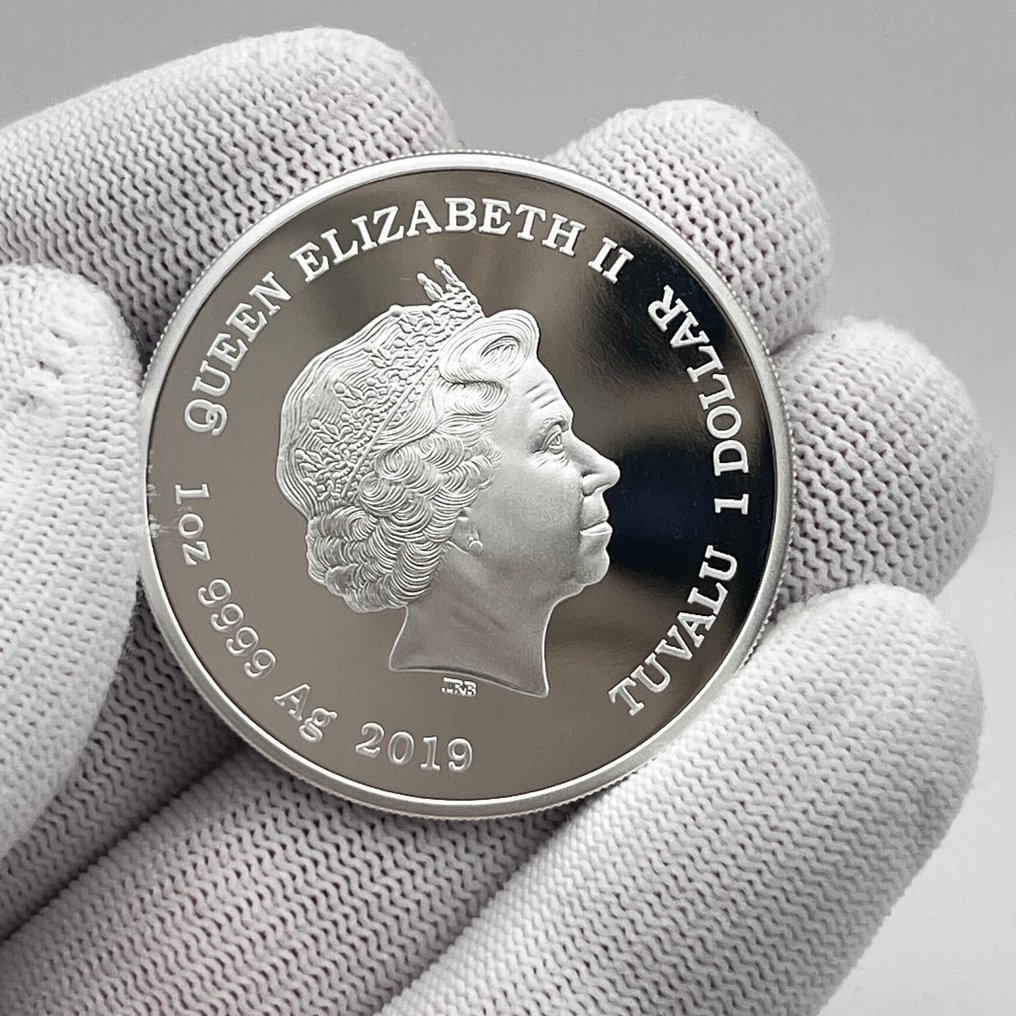 圖瓦盧. 1 Dollar 2018 – Looney Tunes Series: Porky Pig – 1 oz Silver – Ag .999 – Proof / Colorized #2.1