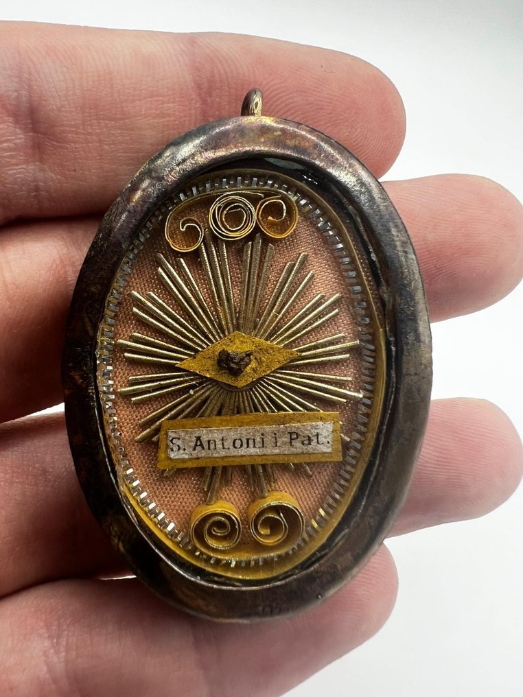  圣骨箱 - 黄铜色, 金色的卡蒂略, 玻璃 - XX 世纪 - 圣安东尼奥·达帕多瓦  #2.1