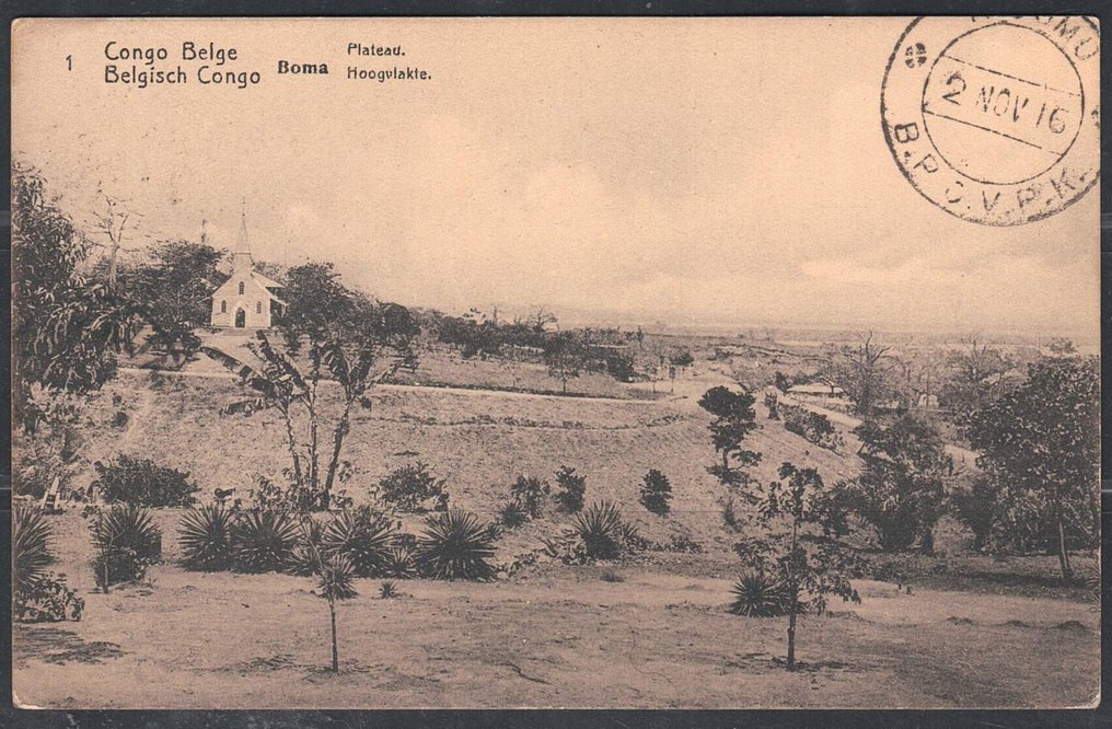 卢旺达-乌隆迪 1916 - 两张真正邮寄过的明信片，印章如前述研究第50页所述——非常 - Pro Post catalogus ( 1986) briefkaarten 1/2 #3.2