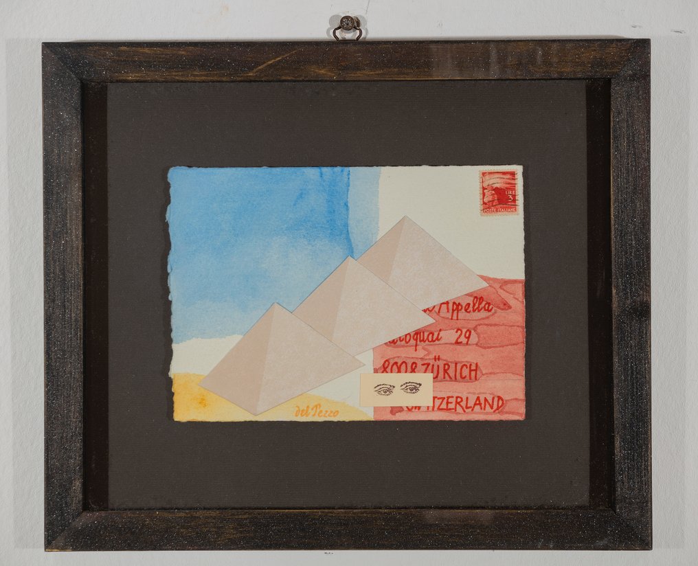 Lucio Del Pezzo (1933-2020) - Cartolina agli amici #1.0