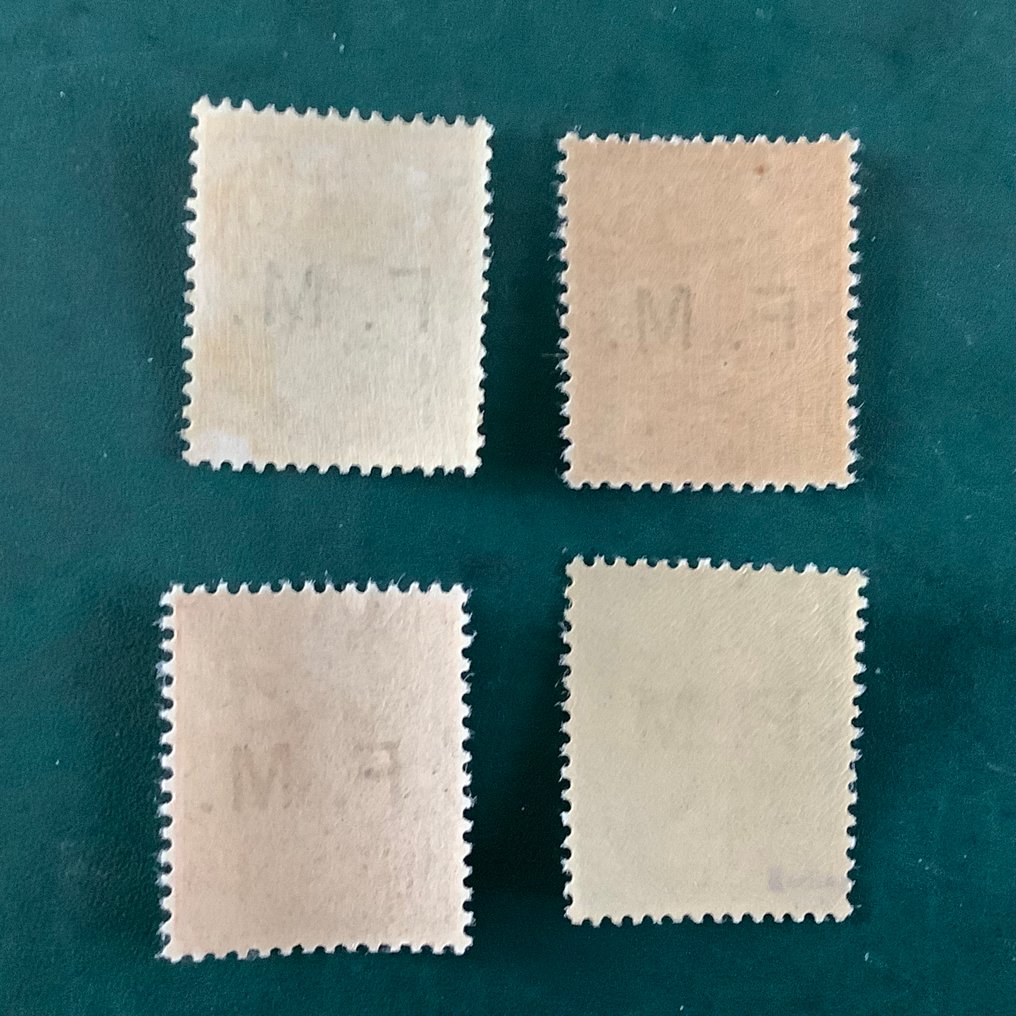 法國 1901/1907 - FM：前四枚邮票居中 - 全新未粘贴 - Yvert 1/4 #1.0