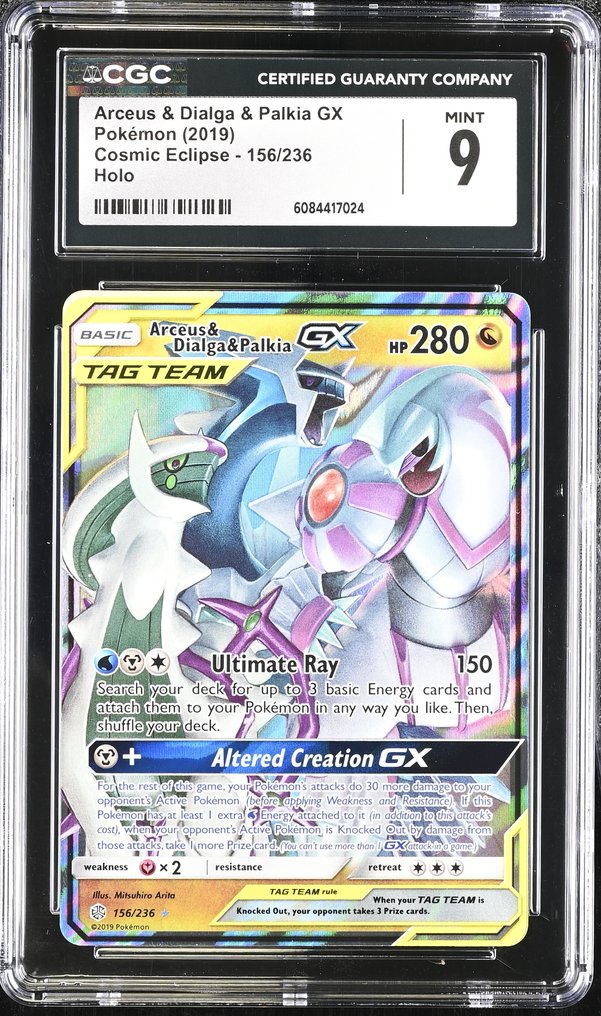 Pokémon - 1 Graded card - Arceus - CGC 9 - Sun & Moon - Cosmic Eclipse #1.0