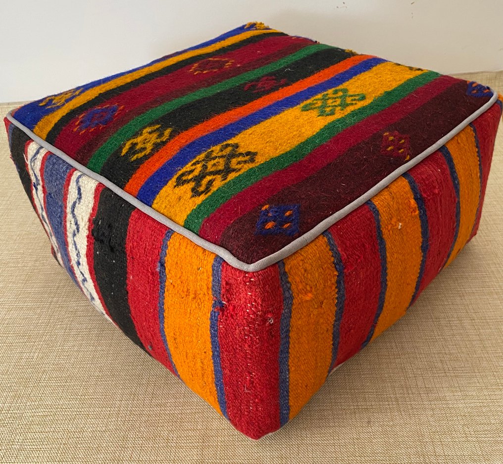 Kelim Poef - Κιλίμι - 48 cm - 48 cm #2.1