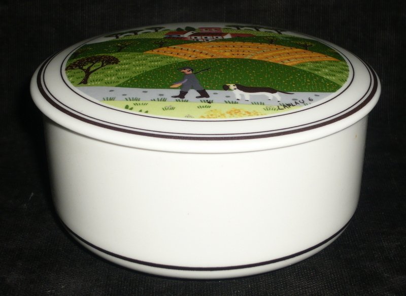 Villeroy & Boch - Gérard Laplau (1938 - 2009) - Plate (5) - Decor Naïf - Laplau - Earthenware #4.3