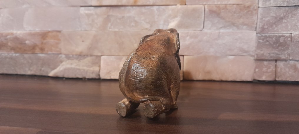 Pierre Chenet (XX-XXI) - Sculpture, L'Elephant se reposant - 7 cm - Bronze #3.2