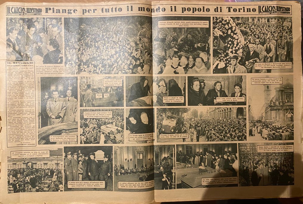 Torino - Sciagura di Superga - 1949 - avis  #4.3