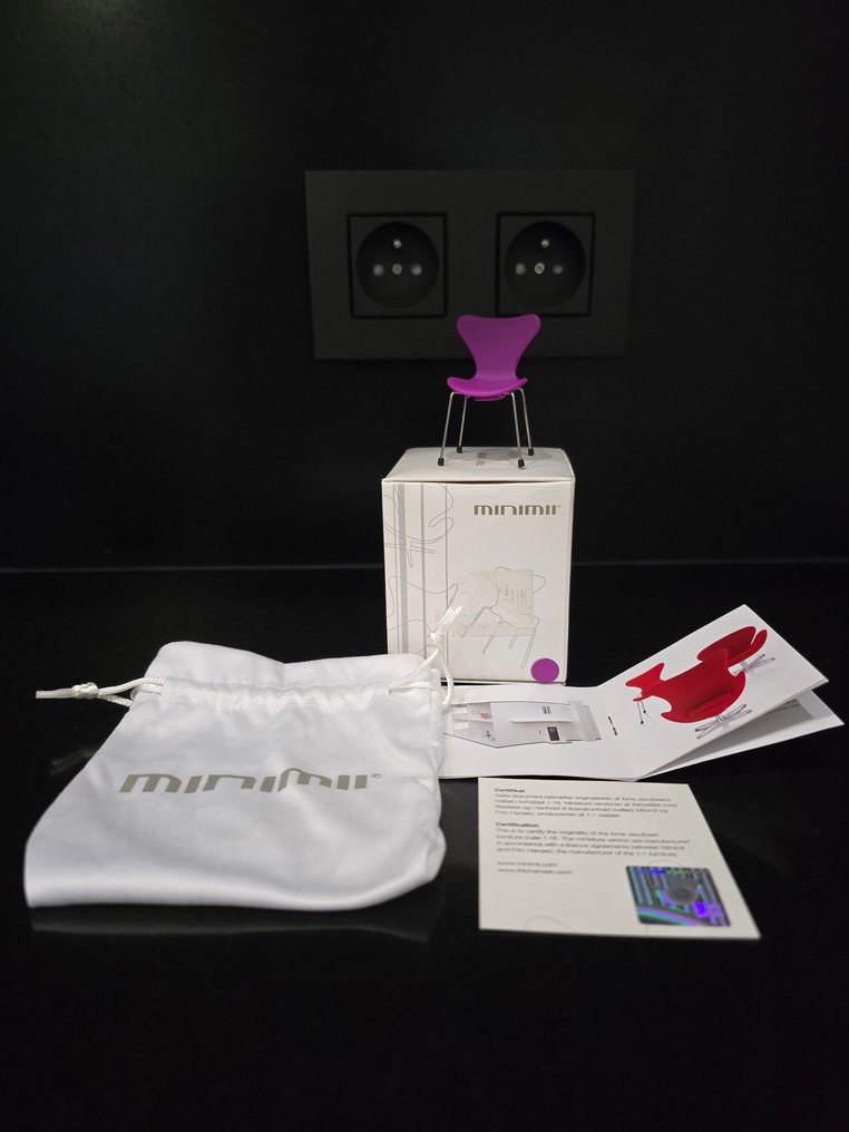 Minimii, Fritz Hansen - Arne Jacobsen - Stuhl - Butterfly Stuhl (3107) - Stahl - Minimii - Schmetterlingsstuhl #1.0