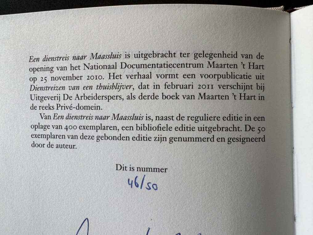 Maarten 't Hart - Een dienstreis naar Maassluis (Luxe-editie) - 2010 #2.1