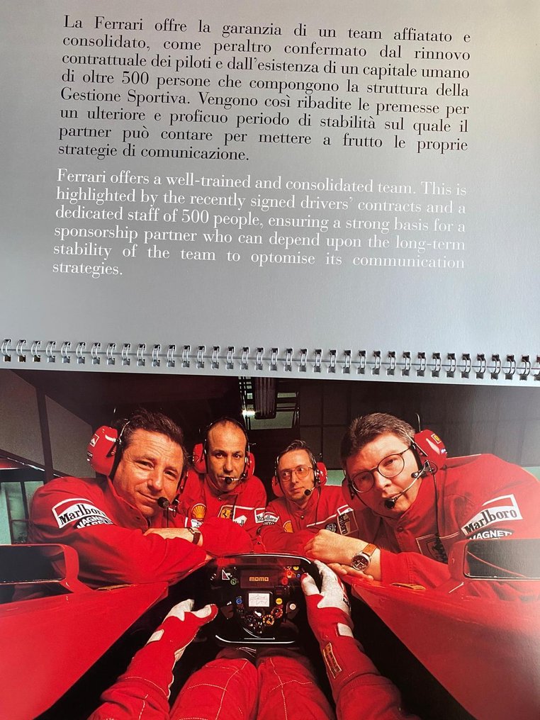 Brochure - Ferrari - Con la Ferrari - Together with Ferrari - 1998 #2.1