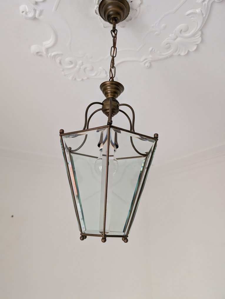 Lanterna - Ottone - Cristallo molato #1.0