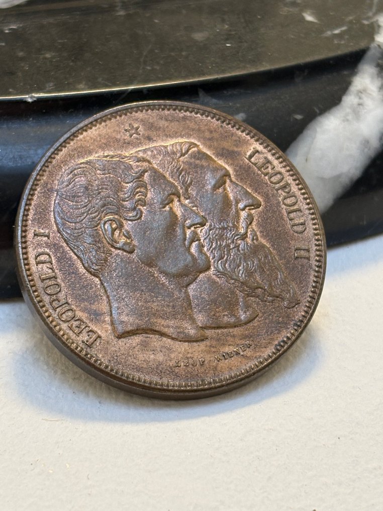 Belgium. Leopold II. 10 Centimes 1880  (No reserve price) #1.0