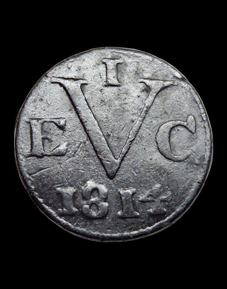 Netherlands Indies. Duit 1814 VOC, 1 DOIT JAVA  (No reserve price) #1.0
