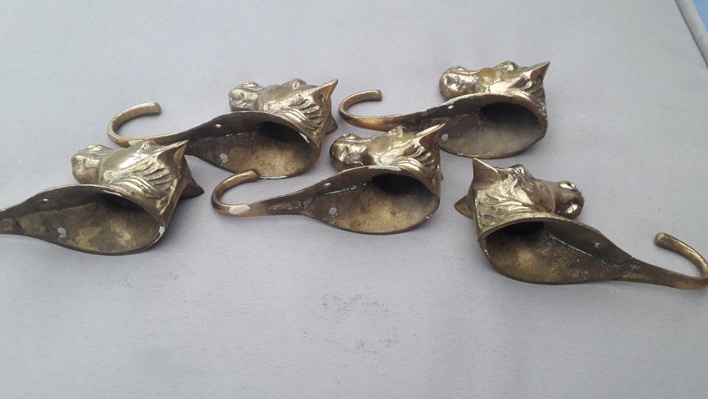 衣钩套件 - 镀金黄铜 - 欧洲  (没有保留价) #4.3