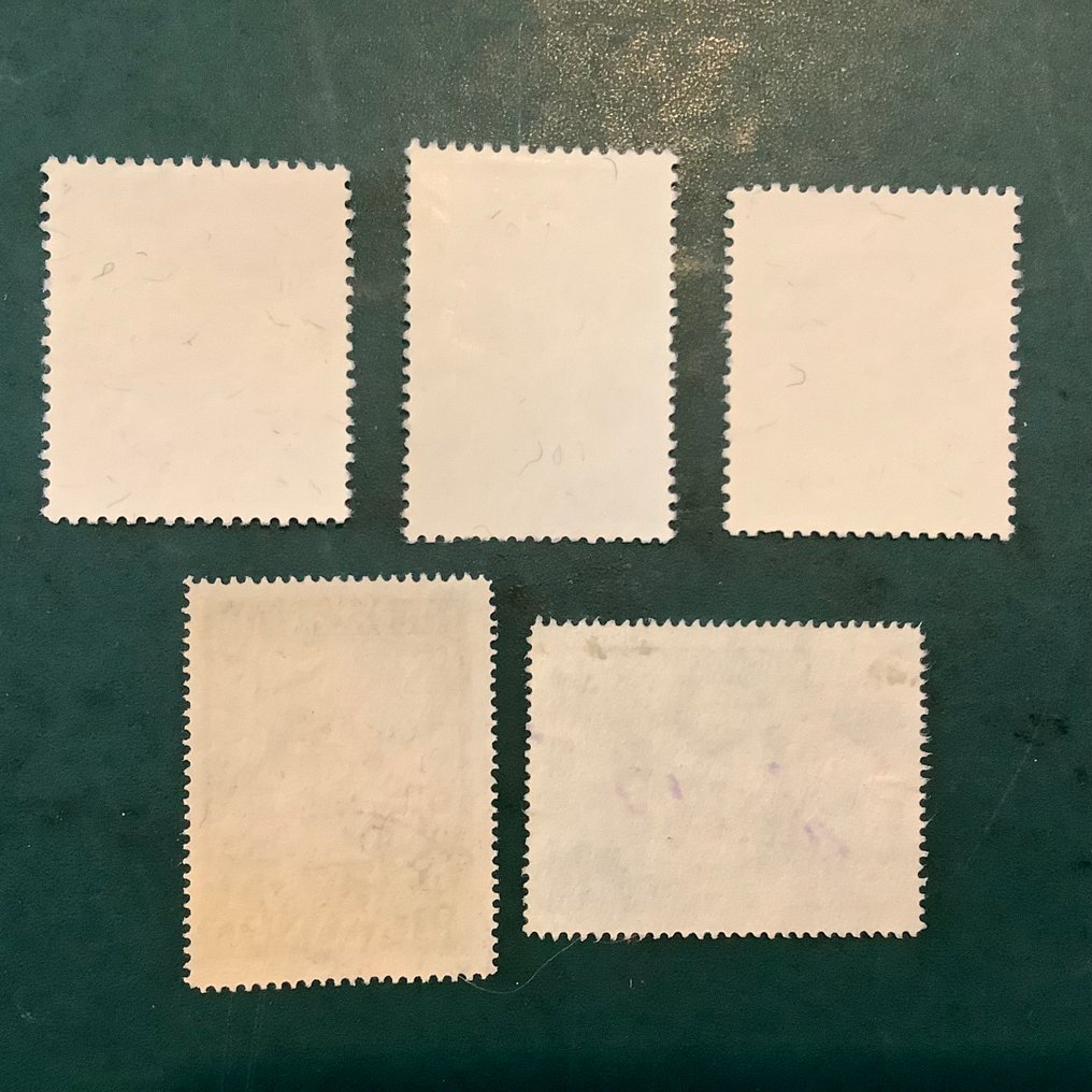 Λιχνεστάιν 1952 - Ολόκληρη η ετήσια έκδοση με το κάστρο Vaduz. - Michel 306/310 #2.1