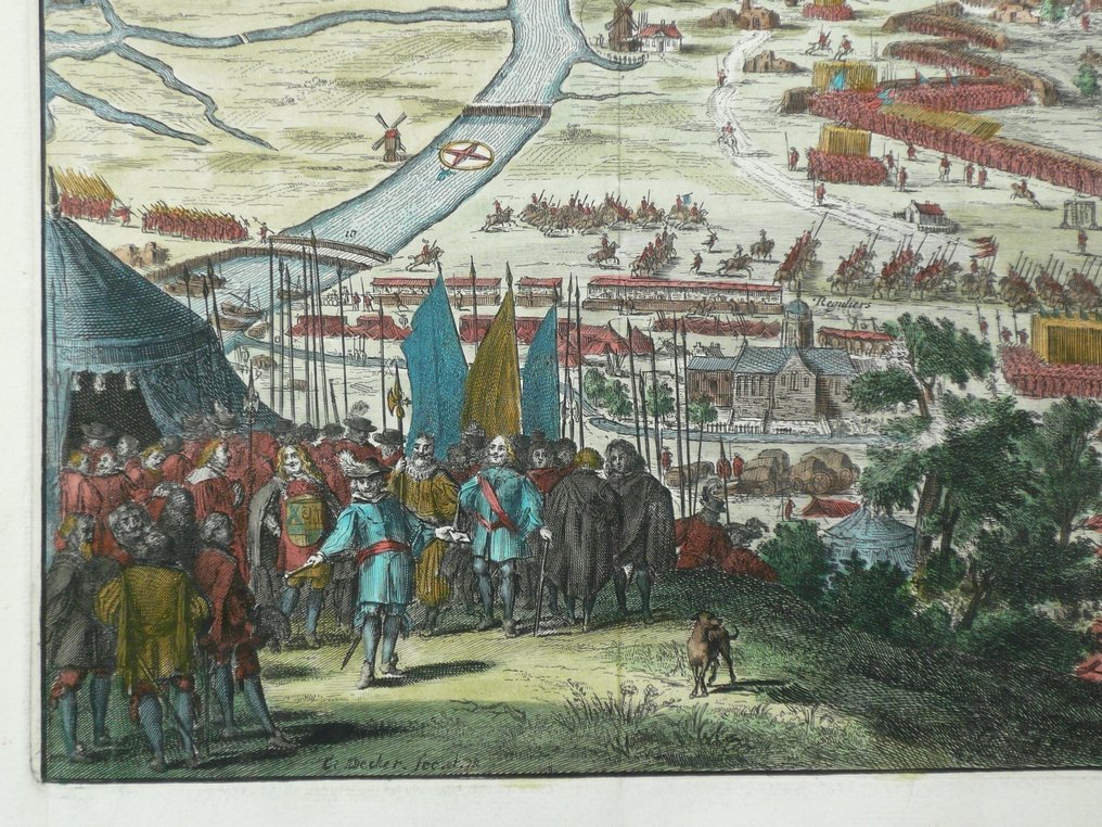 Netherlands - Haarlem, Heemstede, Overveen, Aerdenhout; C. Decker - Het beleg van Haarlem - 1681-1700 #4.3