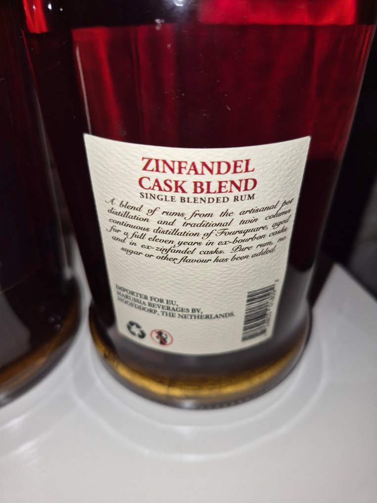 Foursquare - 15yo, 12yo, Port Cask Finish 9yo + Zinfandel Cask Blend 11yo - 70 cl - 4 botellas #2.1