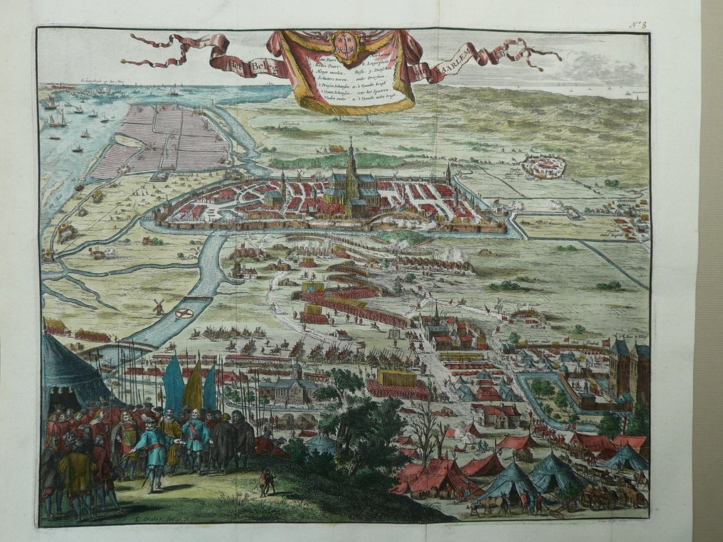 Netherlands - Haarlem, Heemstede, Overveen, Aerdenhout; C. Decker - Het beleg van Haarlem - 1681-1700 #1.0