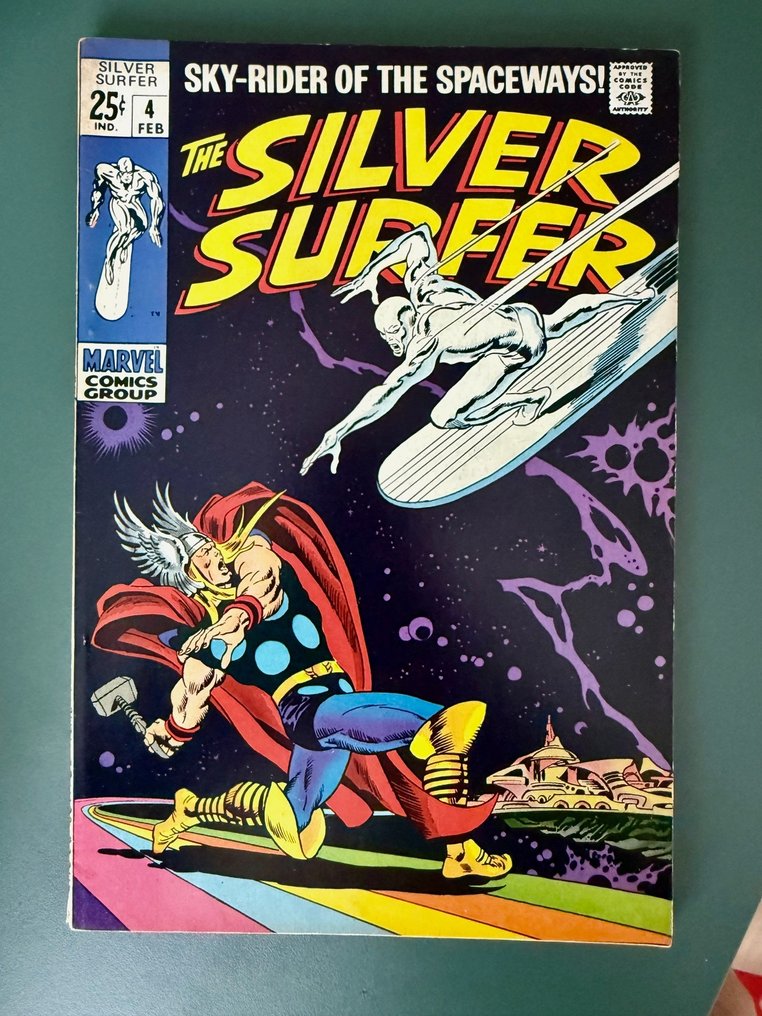 The Silver Surfer #4 - 1 Comic - First edition - 1969 #1.0